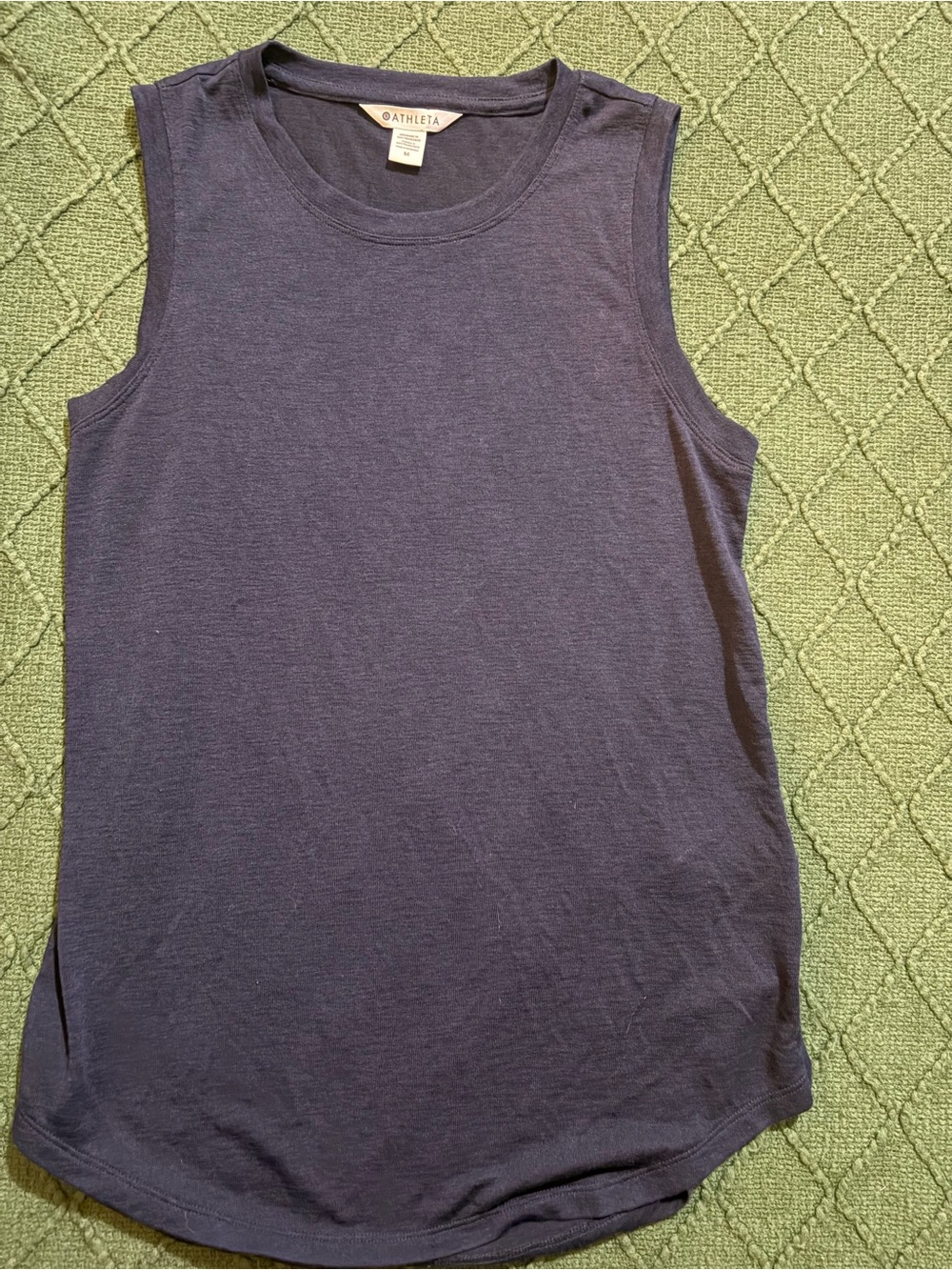 Athleta  Dark Navy Athletic Tank Top